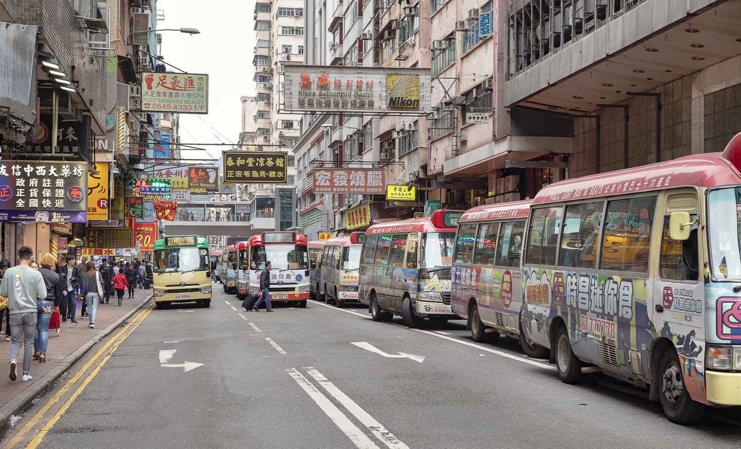 Hongkong, Mong Kok, Bus
