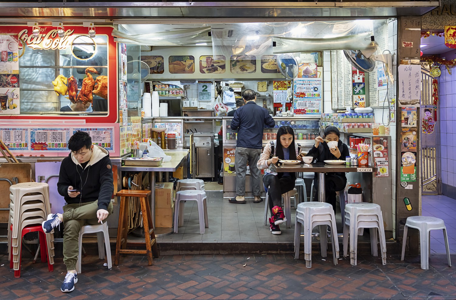Hongkong, Street, Food, Market