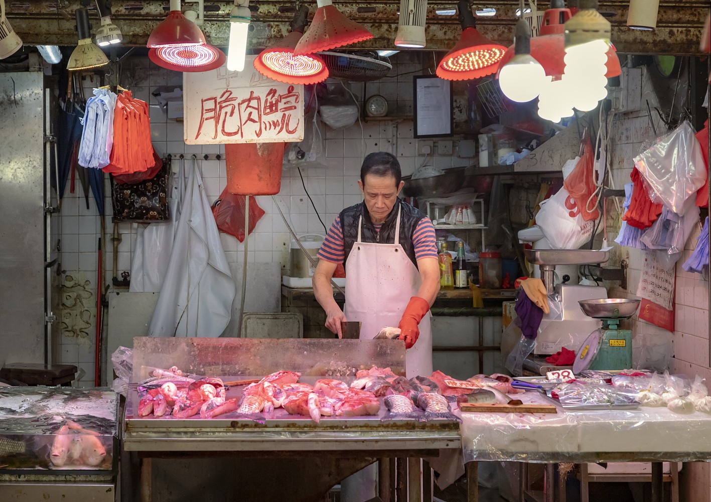 Hongkong, Street, Food, Market