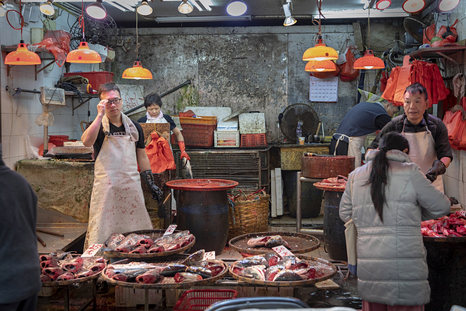 Hongkong, Street, Food, Market