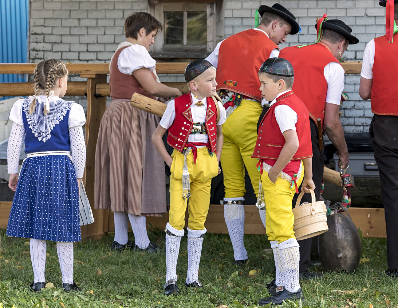 Viehschau Sennen Trachten
